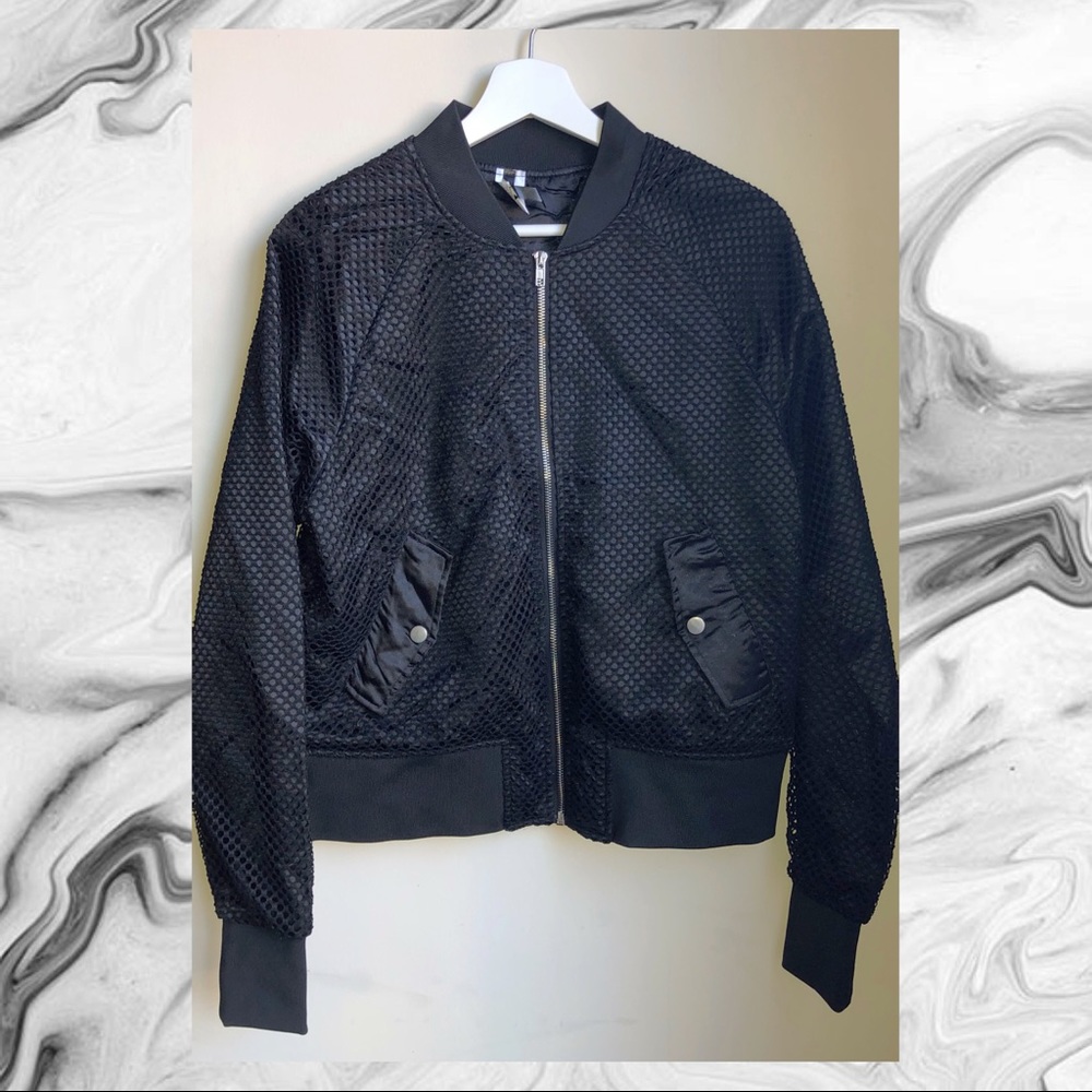 Women’s Black Bomber Jacket
